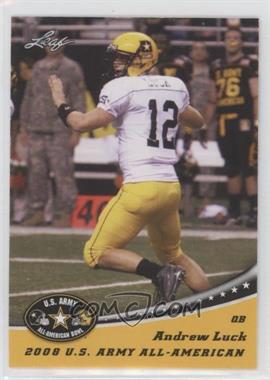 2012 Leaf U.S. Army All-American Bowl - 2008 Andrew Luck #AAB-AL1 - Andrew Luck