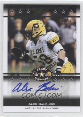 2012 Leaf U.S. Army All-American Bowl - [Base] - Black #BA-AB1 - Alex Balducci /50