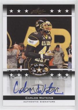 2012 Leaf U.S. Army All-American Bowl - [Base] #BA-CW1 - Carlos Watkins