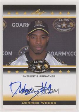 2012 Leaf U.S. Army All-American Bowl - Bowl Selection Tour Autographs #TA-DW2 - Derrick Woods /125