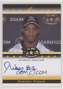 2012 Leaf U.S. Army All-American Bowl - Bowl Selection Tour Autographs #TA-DW2 - Derrick Woods /125