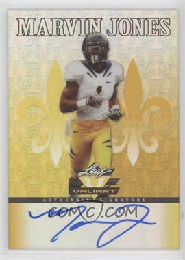 2012 Leaf Valiant - [Base] - Yellow #MJ1 - Marvin Jones /10