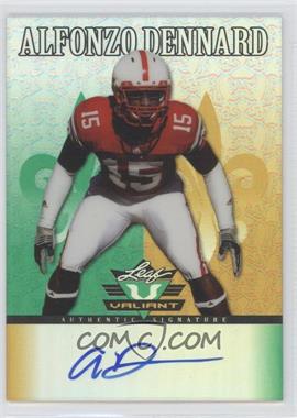 2012 Leaf Valiant - [Base] #AD1 - Alfonzo Dennard