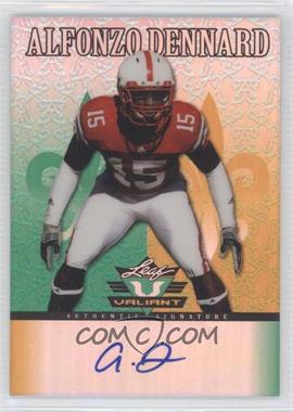 2012 Leaf Valiant - [Base] #AD1 - Alfonzo Dennard