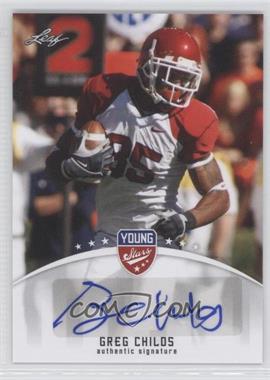 2012 Leaf Young Stars - Autograph #GC1 - Greg Childs