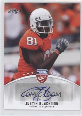 2012 Leaf Young Stars - Autograph #JB2 - Justin Blackmon