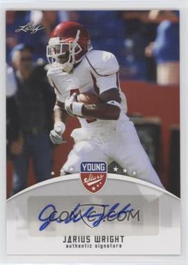 2012 Leaf Young Stars - Autograph #JW1 - Jarius Wright