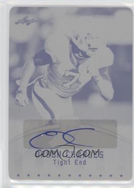 2012 Leaf Young Stars - [Base] - Printing Plate Black Autograph #70 - Orson Charles /1