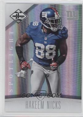 2012 Limited - [Base] - Spotlight Silver #66 - Hakeem Nicks /49