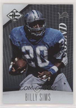 2012 Limited - [Base] #138 - Legend - Billy Sims /349