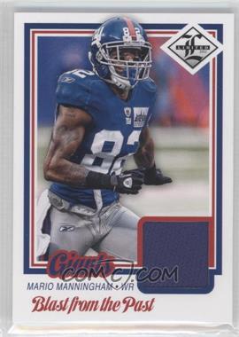 2012 Limited - Blast from the Past Materials #19 - Mario Manningham /25
