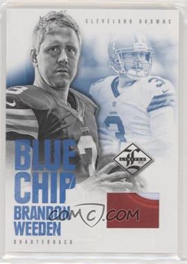 2012 Limited - Blue Chip Materials - Shoes #6 - Brandon Weeden /49