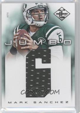2012 Limited - Jumbo Materials - Jersey Numbers #25 - Mark Sanchez /49