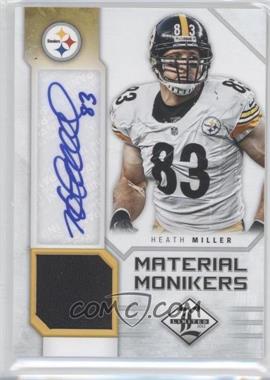 2012 Limited - Material Monikers #26 - Heath Miller /25