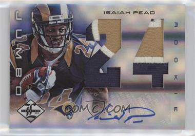 2012 Limited - Rookie Jumbo Materials - Jersey Numbers Signatures Prime #13 - Isaiah Pead /25