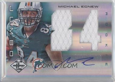 2012 Limited - Rookie Jumbo Materials - Jersey Numbers Signatures #26 - Michael Egnew /49