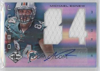 2012 Limited - Rookie Jumbo Materials - Jersey Numbers Signatures #26 - Michael Egnew /49