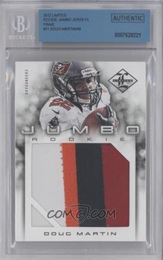 2012 Limited - Rookie Jumbo Materials - Prime #11 - Doug Martin /49 [BGS Authentic]