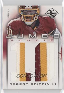 2012 Limited - Rookie Jumbo Materials - Prime #2 - Robert Griffin III /49