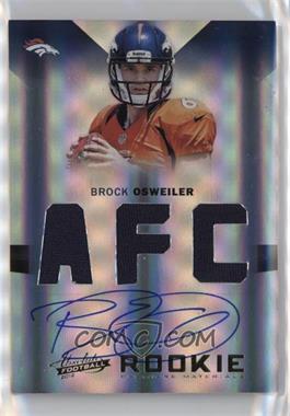 2012 Panini Absolute - [Base] - AFC/NFC Signatures #207 - Rookie Premiere Materials - Brock Osweiler /49