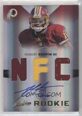 2012 Panini Absolute - [Base] - AFC/NFC Signatures #226 - Rookie Premiere Materials - Robert Griffin III /49