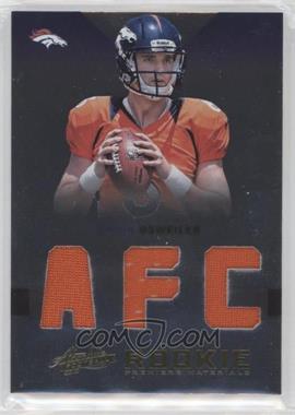 2012 Panini Absolute - [Base] - AFC/NFC #207 - Rookie Premiere Materials - Brock Osweiler /99