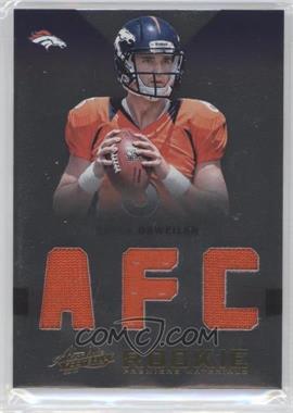 2012 Panini Absolute - [Base] - AFC/NFC #207 - Rookie Premiere Materials - Brock Osweiler /99