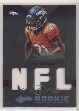 2012 Panini Absolute - [Base] - NFL Prime #228 - Rookie Premiere Materials - Ronnie Hillman /50