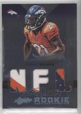 2012 Panini Absolute - [Base] - NFL Prime #228 - Rookie Premiere Materials - Ronnie Hillman /50