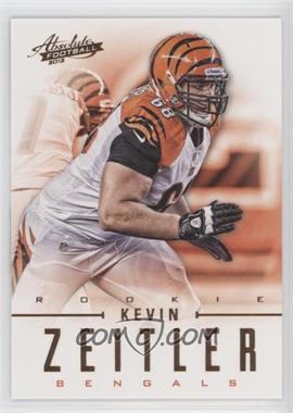 2012 Panini Absolute - [Base] - Retail #154 - Rookies - Kevin Zeitler /399