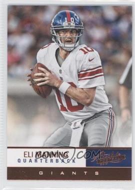 2012 Panini Absolute - [Base] - Retail #66 - Eli Manning