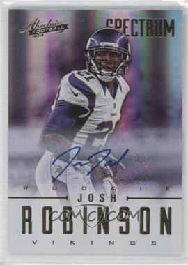 2012 Panini Absolute - [Base] - Spectrum Gold Autographs #149 - Rookies - Josh Robinson /299