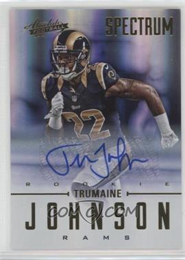 2012 Panini Absolute - [Base] - Spectrum Gold Autographs #191 - Rookies - Trumaine Johnson /299
