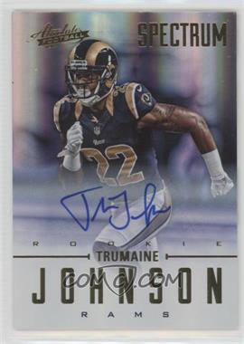 2012 Panini Absolute - [Base] - Spectrum Gold Autographs #191 - Rookies - Trumaine Johnson /299