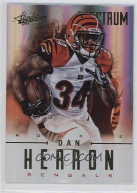 2012 Panini Absolute - [Base] - Spectrum Gold #122 - Rookies - Dan Herron /25