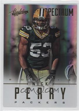 2012 Panini Absolute - [Base] - Spectrum Gold #173 - Rookies - Nick Perry /25