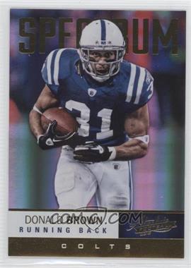 2012 Panini Absolute - [Base] - Spectrum Gold #21 - Donald Brown /25