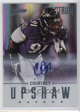 2012 Panini Absolute - [Base] - Spectrum Platinum Autographs #120 - Rookies - Courtney Upshaw /25