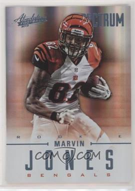 2012 Panini Absolute - [Base] - Spectrum Platinum #163 - Rookies - Marvin Jones /5