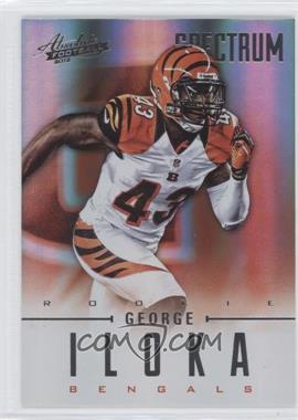 2012 Panini Absolute - [Base] - Spectrum Silver #136 - Rookies - George Iloka /50