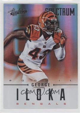 2012 Panini Absolute - [Base] - Spectrum Silver #136 - Rookies - George Iloka /50