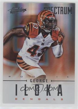 2012 Panini Absolute - [Base] - Spectrum Silver #136 - Rookies - George Iloka /50