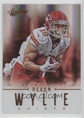 2012 Panini Absolute - [Base] #128 - Rookies - Devon Wylie /399