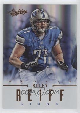 2012 Panini Absolute - [Base] #178 - Rookies - Riley Reiff /399