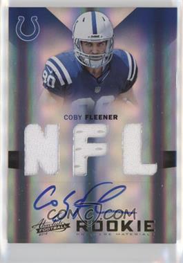 2012 Panini Absolute - [Base] #209 - Rookie Premiere Materials - Coby Fleener /299 [Noted]