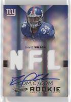 Rookie Premiere Materials - David Wilson #/299