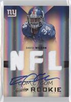 Rookie Premiere Materials - David Wilson #/299