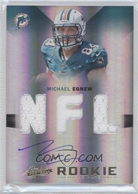 2012 Panini Absolute - [Base] #221 - Rookie Premiere Materials - Michael Egnew /299
