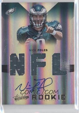 2012 Panini Absolute - [Base] #224 - Rookie Premiere Materials - Nick Foles /299