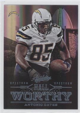 2012 Panini Absolute - Hall Worthy - Spectrum #2 - Antonio Gates /100